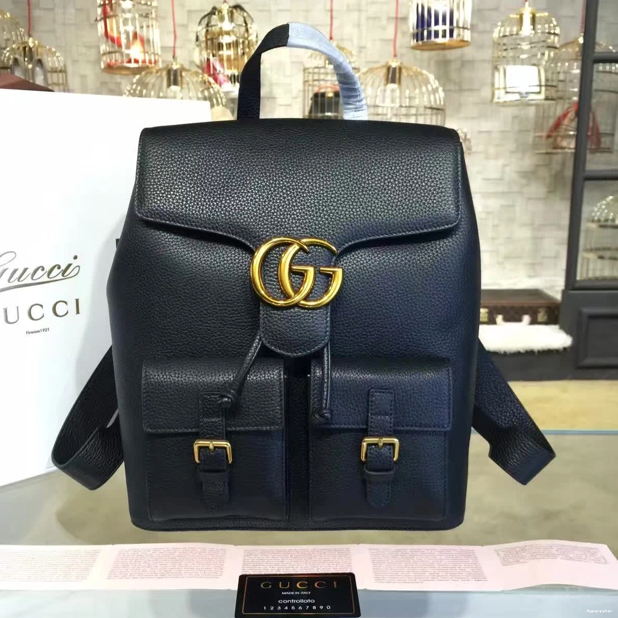 Hyper Peter Marmont backpack GG Gucci 0819